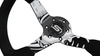 Steering wheel SLIDE 350mm offset:90mm Suede Hydrographics