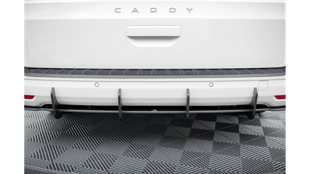 Diffuser Volkswagen Caddy Maxi V Rear Street Pro Black-Red