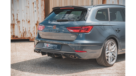 Diffuser Seat Leon Cupra I STII Facelift Rear Valance v.2 Gloss Black