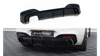 Diffuser BMW 1 F20 Facelift M-Pack Rear Valance Double Exhaust Version one side Gloss Black