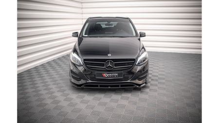 Splitter Mercedes-Benz B W246 Facelift przód Gloss Black