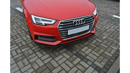 Splitter Audi A4 B9 S-Line Front v.2 Gloss Black