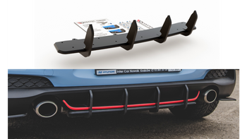 Diffuser Hyundai I30 III N Rear Racing Durability v.1 Black