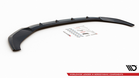 Splitter Audi A6 C8 S-Line Front v.2 Gloss Black