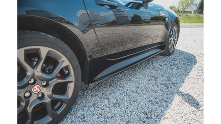 Dokładka Fiat 124 Spider Abarth Progi Gloss Black