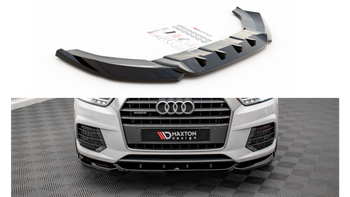 Splitter Audi Q3 8U Facelift przód v.1 Gloss Black