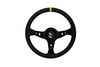 Steering wheel Pro 350mm offset:80mm Carbon Yellow
