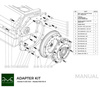 CNC Flywheel for conversion Honda K K20 K24 - Mazda RX-8 6-biegów - 240mm / 9.45" (F)