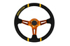 Steering wheel Pro 350mm offset:80mm Leather Black