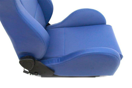 Racing seat DRAGO PVC Blue