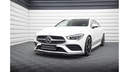 Splitter Mercedes-Benz CLA A35 AMG C118 Front v.1 Gloss Black