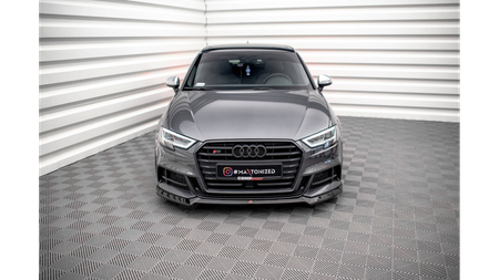Splitter Audi A3 8V Facelift S-Line Front v.3 Gloss Black