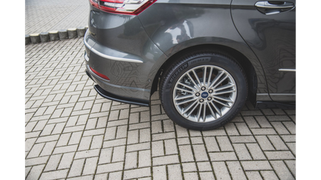 Splitter Ford S-Max II Facelift Rear Side Gloss Black