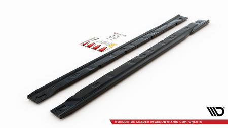 Diffuser Renault Clio V Side Skirts Gloss Black