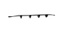 Diffuser Mercedes-Benz C W205 Rear Valance AMG-Line Gloss Black