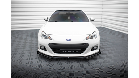 Splitter Subaru BRZ Mk1 Front Street Pro Black + Gloss Flaps
