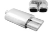 Rear Muffler 73x85mm x2 inlet 63,5mm