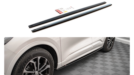 Diffuser Ford Kuga III ST-Line Side Skirts Gloss Black