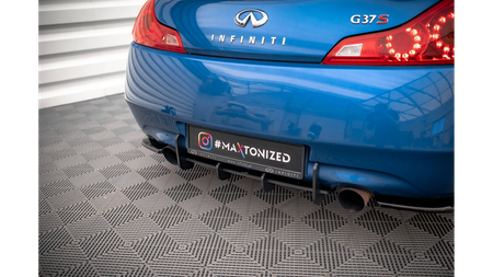 Diffuser Infiniti G37 Rear Street Pro Black