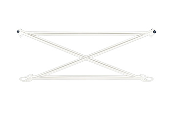 Xbrace c-pillar strut bar Honda Civic V White