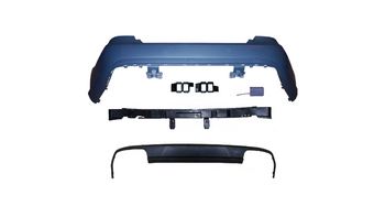 Bumper Mercedes-Benz E W212 Rear with Diffuser