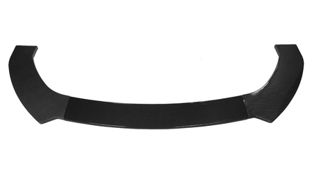 Universal front bumper splitter 3pcs. Carbon Look