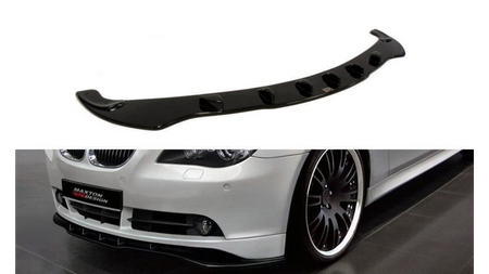 Splitter BMW 5 E60 E61 przód Gloss Black