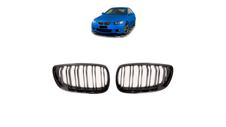 Grill BMW 3 E92 E93 Dual Line Gloss Black