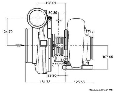 Garrett Turbocharger GTX5533R GEN II Super Core (851285-5002S)