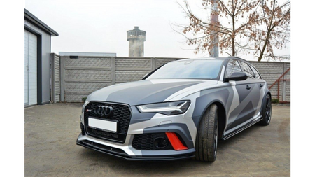 Splitter Audi RS6 C7 Front v.1 Gloss Black