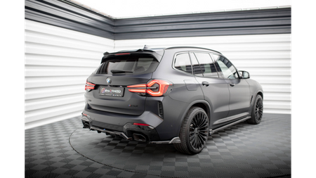 Splitter BMW X3 G01 Facelift M-Pack Tył Boczne Gloss Black