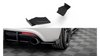 Splitter Volkswagen Scirocco III R Tył Boczne Street Pro Black + Gloss Flaps