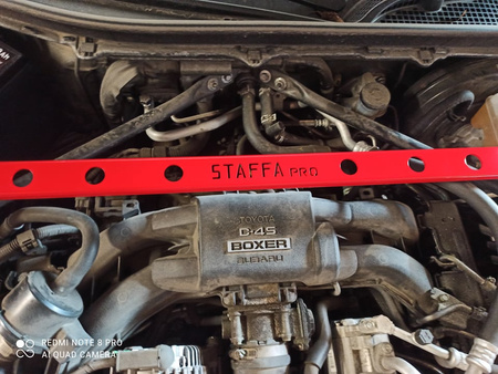 Front upper strut bar Subaru BRZ White