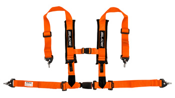 Racing seat belts Slide V2 ORANGE 4P 2" E4