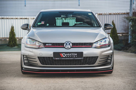 Splitter Volkswagen Golf 7 GTI przód Racing Durability Black