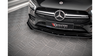 Splitter Mercedes-Benz A35 AMG Aero Pack W177 Front Pro + flaps Black-Red