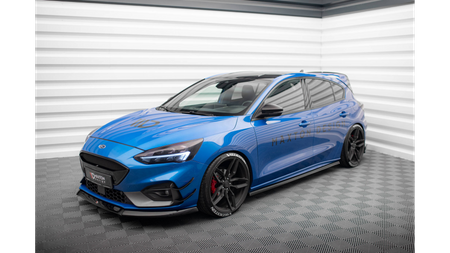 Dokładki Progów v.5 Ford Focus ST / ST-Line Mk4 Gloss Black