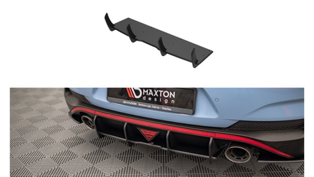 Diffuser Hyundai I30 III Facelift N Fastback Rear Street Pro Black