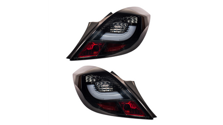 Lights OPEL CORSA D Rear LED Black-Smoke