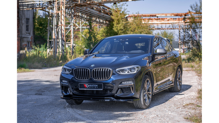 Splitter BMW X4 G02 M-Pack przód Gloss Black