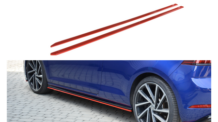 Diffuser Volkswagen Golf 7 Facelift R Side Skirts v.2 Gloss Black