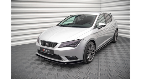 Splitter Seat Leon III przód v.1 Gloss Black