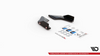 Splitter Volkswagen Golf 8 GTI Clubsport Tył Boczne v.1 + Flaps Gloss Black