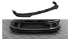 Splitter Mitsubishi Lancer EVO X Przód Street Pro Black-Red + Gloss Flaps