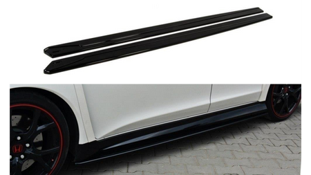 Diffuser Honda Civic IX Type-R Side Skirts Gloss Black