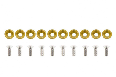 Decorative screws M6x1.0 15mm JDM Gold