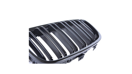 Grill BMW 1 F20 F21 podwójne żeberka Gloss Black