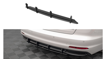 Diffuser Audi A6 C8 Rear Street Pro Red