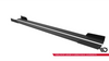 Side Skirts Mitsubishi Lancer EVO X Street Pro Black-Red + Gloss Flaps