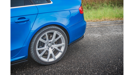 Splitter Audi A4 B8 S-Line Tył Boczne Gloss Black